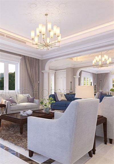 Thiết kế nội thất phòng khách - Vinhome RiverSide