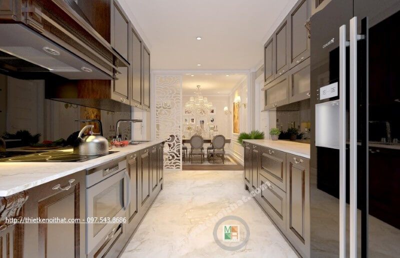 Collection # 18 hình ảnh đá ốp mặt bàn bếp đẹp cho Thiết kế chung cư